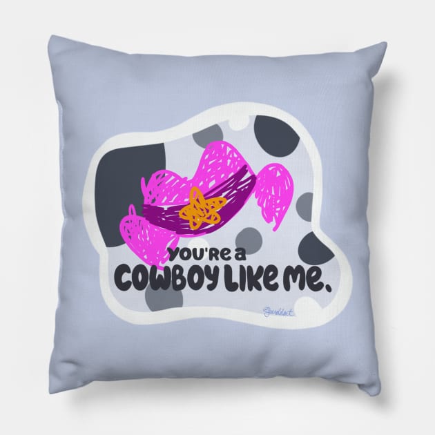 Cowboy like Muffin Pillow by jberoldart