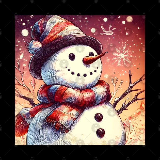 Discover Frosty's Wonderland: Whimsical Christmas Art Featuring Frosty the Snowman for a Joyful Holiday Experience! by insaneLEDP