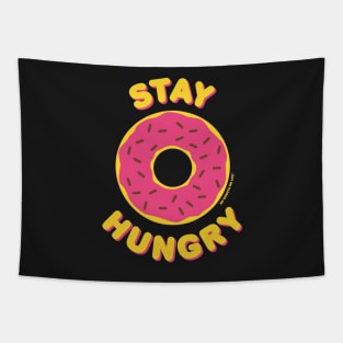 Stay Hungry (Pink Donut) Tapestry