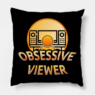 Obsessive Viewer - Logo Pillow