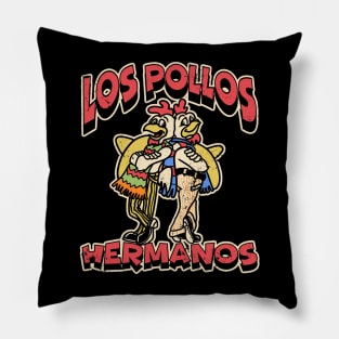 Distressed Los Pollos Hermanos Pillow