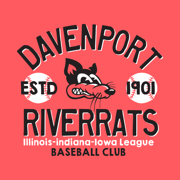 Davenport Riverrats by MindsparkCreative