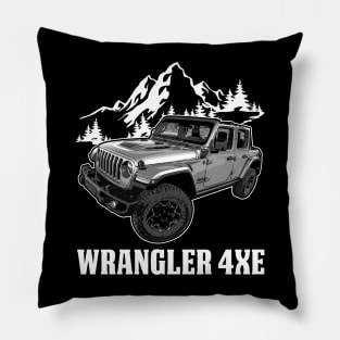 Jeep Wrangler 4xe jeep car name Pillow