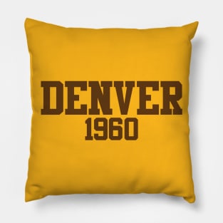 Denver 1960 Pillow