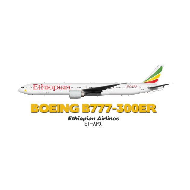 Boeing B777-300ER - Ethiopian Airlines by TheArtofFlying