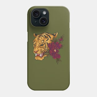 Floral Tiger Phone Case