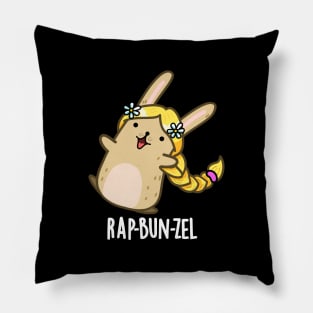 Rap-bun-zel Funny Bunny Pun Pillow