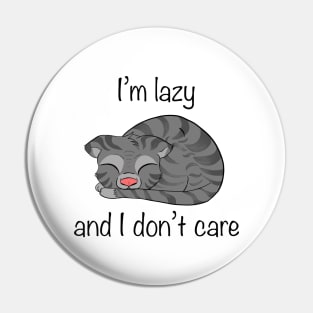 Sleeping cat Pin