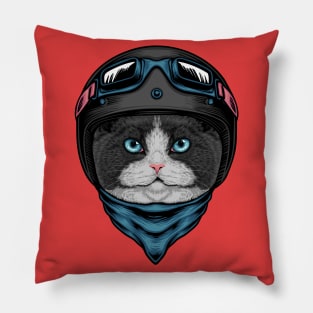 Fat Cat Rider Pillow