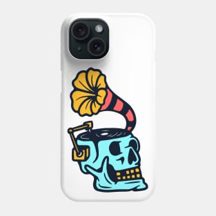 Skull Gramophone Phone Case