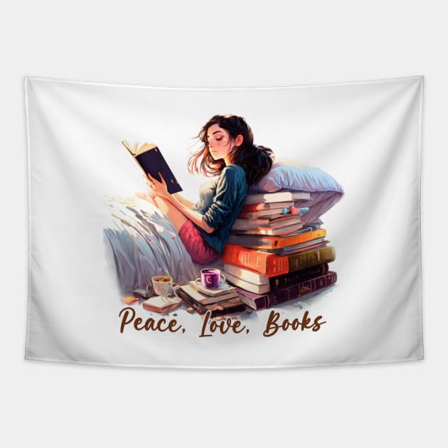 I Look Better Bent Over A Book Tapestry by ZiaZiaShop