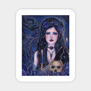 Persephone queen of the underworld by Renee Lavoie Magnet