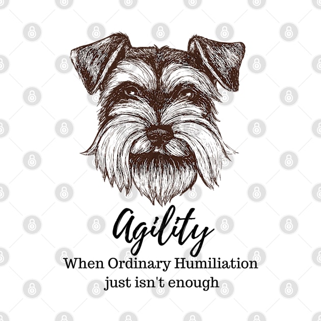 Schnauzer Agility Humiliation by Jumpin' K-9's Store