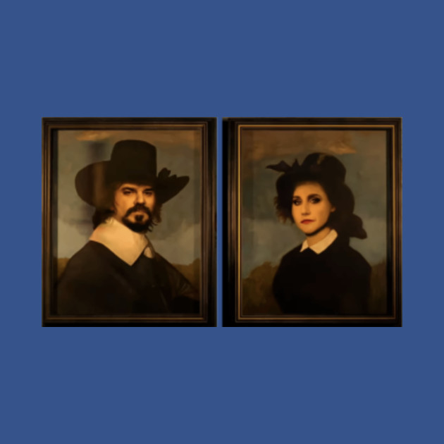 Disover what we do in the shadows- nadja and laszlo old portraits - What We Do In The Shadows - T-Shirt