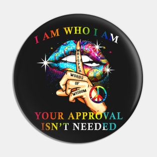 I am Who I am whisper words of wisdom Pin