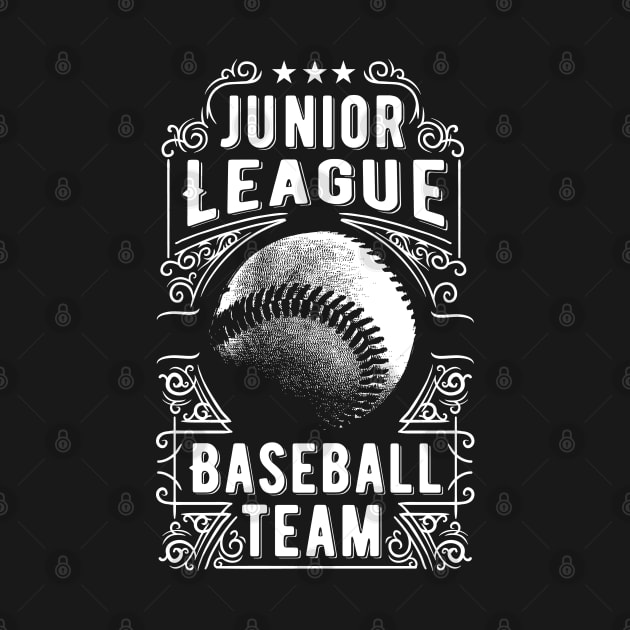 Vintage Junior League Baseball Team by CoffeeandTeas