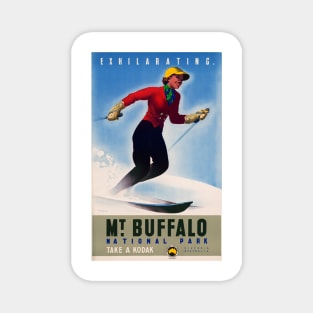 Vintage Travel Poster  Australia Mt. Buffalo Magnet