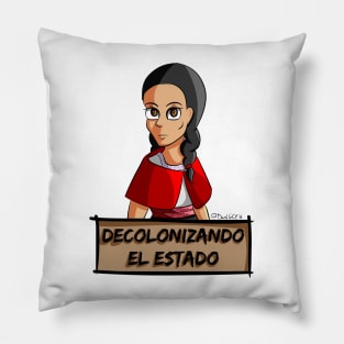 Decolonizing the State - Ecuadorian Woman Pillow