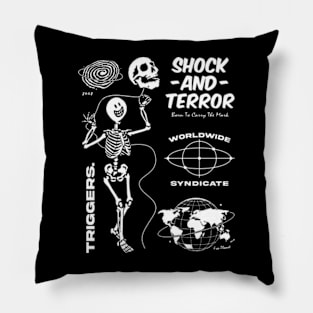 Shock And Terror Pillow