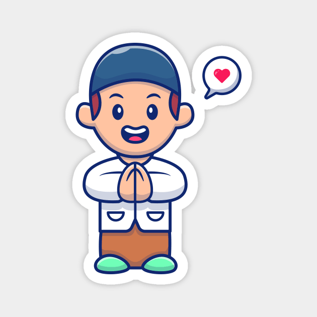 Moslem boy greeting Magnet by Catalyst Labs