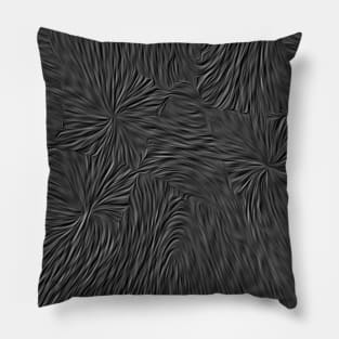 gray abstract art Pillow