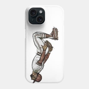 Ozzie Smith St. Louis Sketch Backflip Phone Case