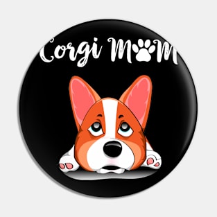 Corgi Mom (266) Pin