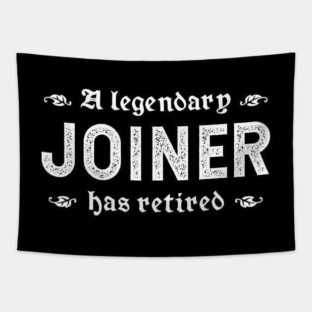 A Legendary Joiner Has Retired Tapestry by TimespunThreads