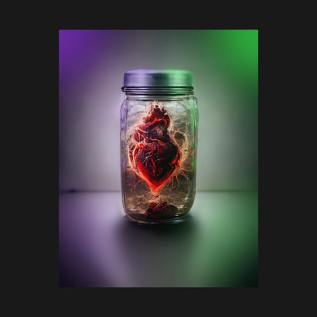 Heart in a jar by DesignsBySaxton