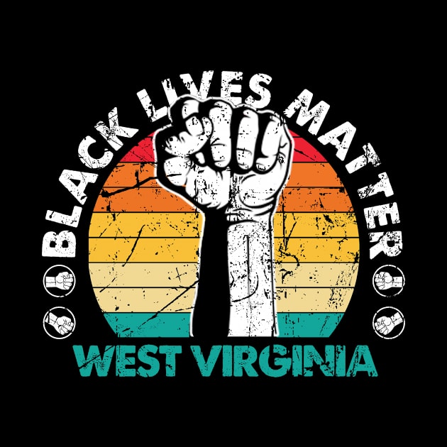 West Virginia black lives matter political protest by Jannysingle