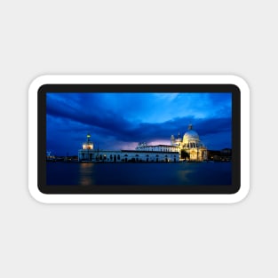 Lightning in Venice Magnet