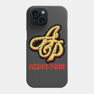 Vintage Akron Pros (Red & Gold) Phone Case