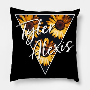 Tyler Alexis "Triangle Sunflower" Pillow