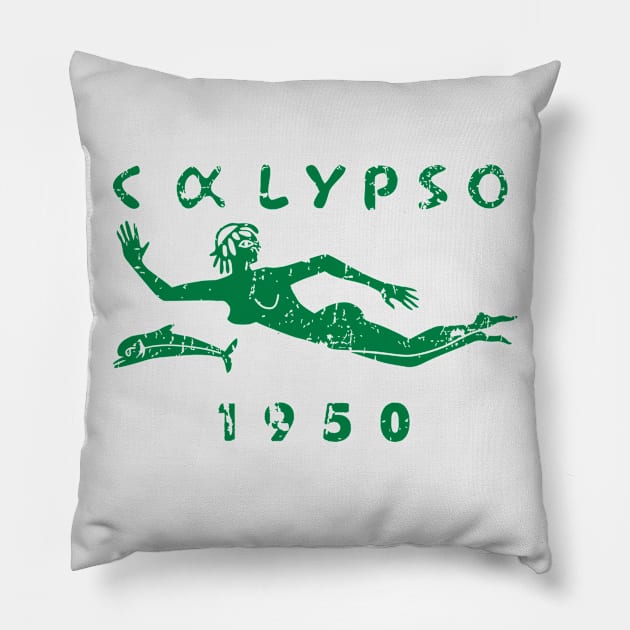 RV Calypso, Jacques Yves Cousteau Pillow by GreekTavern