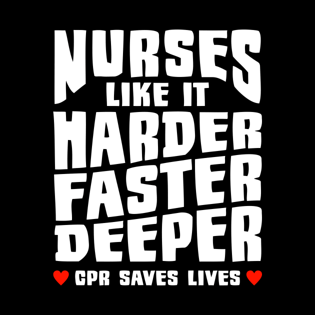 Carer Caregiver Nurse Profession CPR by Monstershirts