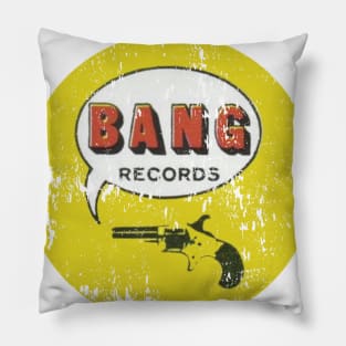 Bang Records - vintage record label Pillow