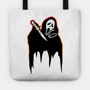 Scream VI  (Scream 6)  scary horror movie graphic design by ironpalette Tote