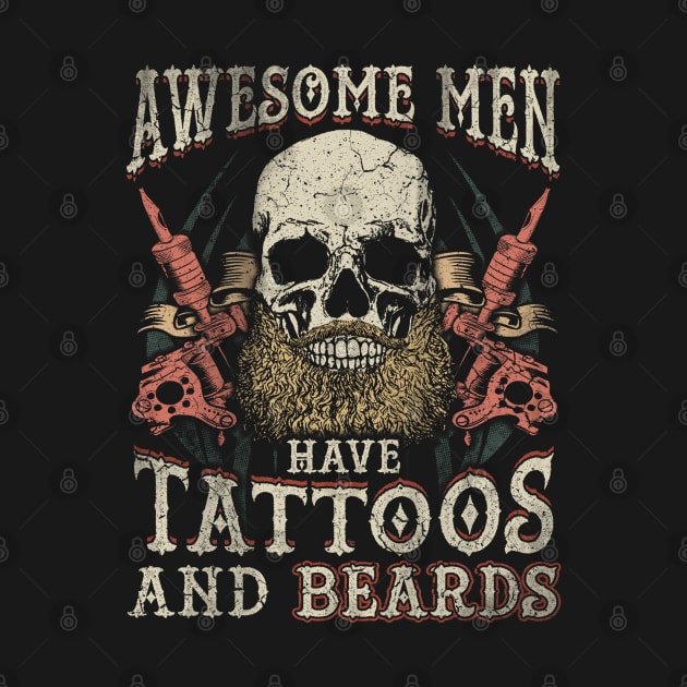 Funny Tattoos And Beards by E