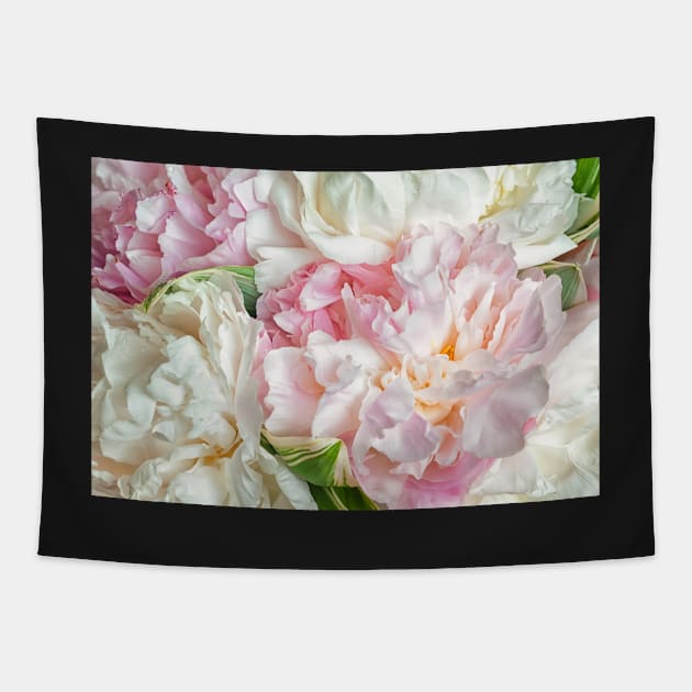 Blooming Peonies Tapestry by zinchik