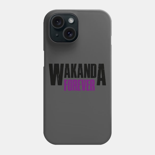 Wakanda Forever Phone Case by gastaocared