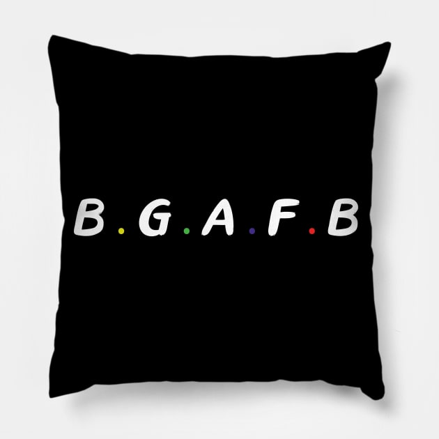 RABGAFBAN - R.A.B.G.A.F.B.A.N  Funny Cool Cute Design Pillow by MaryMary