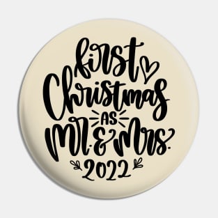 First Christmas as Mr. and Mrs. 2022 Pin