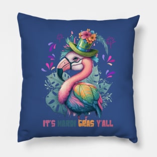 Its mardi gras yall Pillow