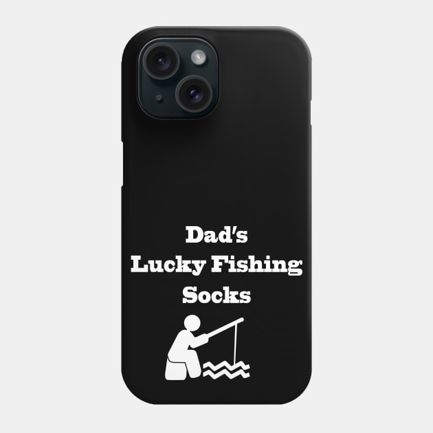 Personalised Lucky Fishing Socks Phone Case by AgneJaspe