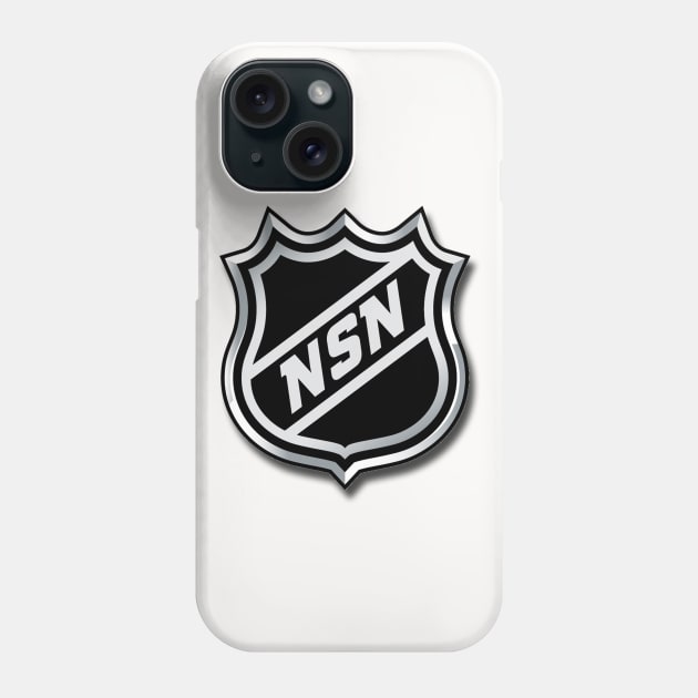 "No Skills Necessary" Hockey shield Phone Case by NoSkillsNecessaryHockey