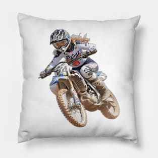 Motocross Mom Pillow