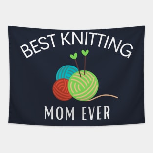 BEST KNITTING MOM EVER Tapestry