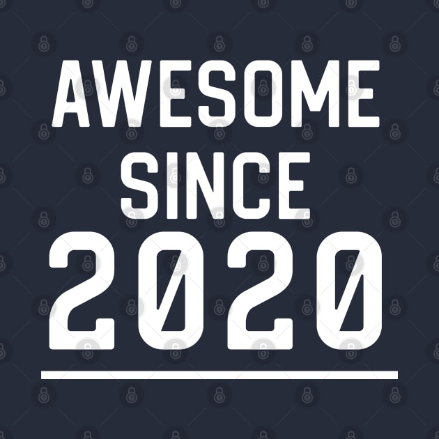 Funny 2020 Birthday Gift 1st Birthday Gift Awesome Since 2020 by kmcollectible