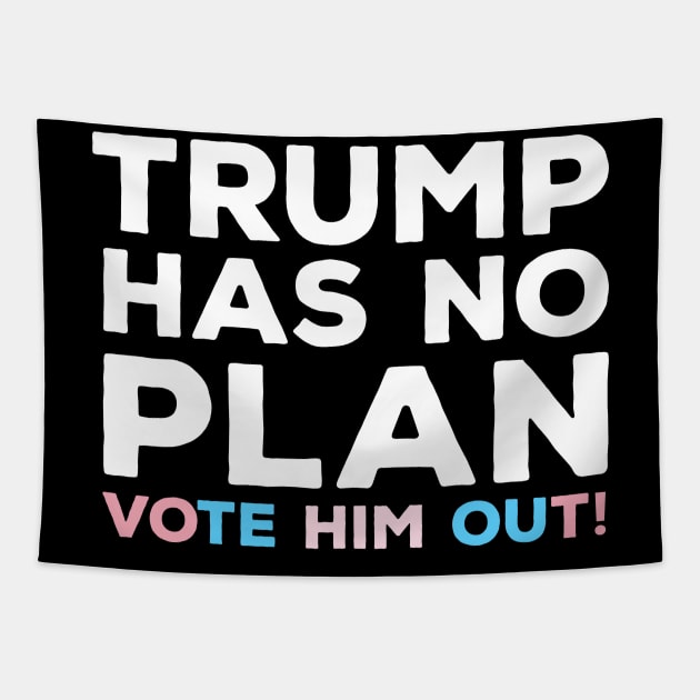 Trump Has No Plan Transgender Edition Tapestry by heidiki.png