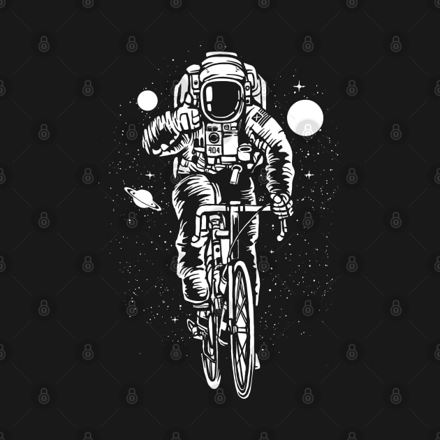 Astronaut Bicycle by drewbacca